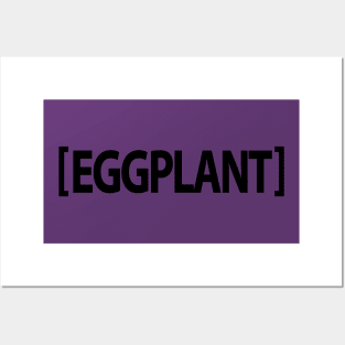 Eggplant Emoji Posters and Art